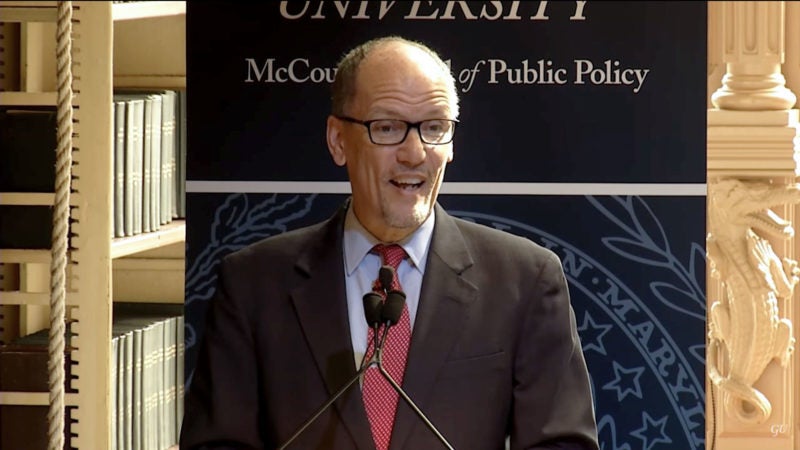 The Whittington Lecture with U.S. Secretary of Labor Thomas Perez
