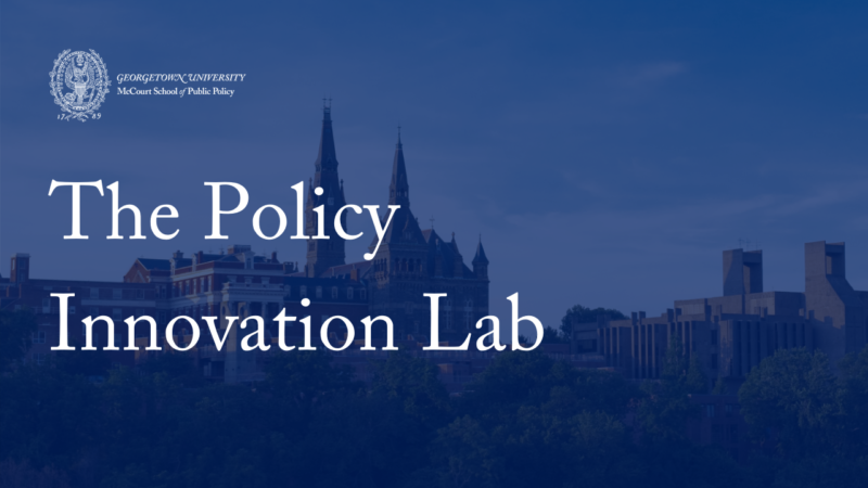 Policy Innovation Lab logo - image used as entry to video link