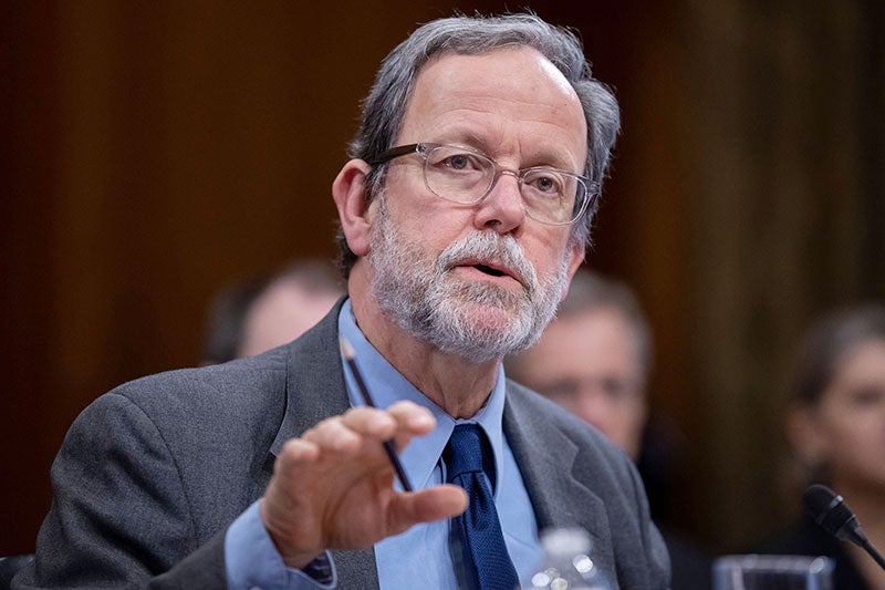 Professor Keith Hall testifying before Congress