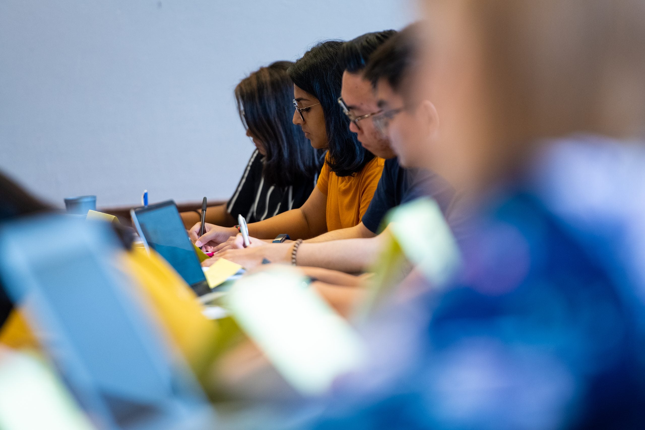 Students in a classroom