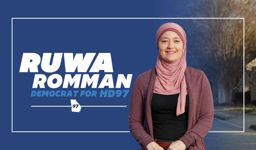 Ruwa Romman Campaign Sign