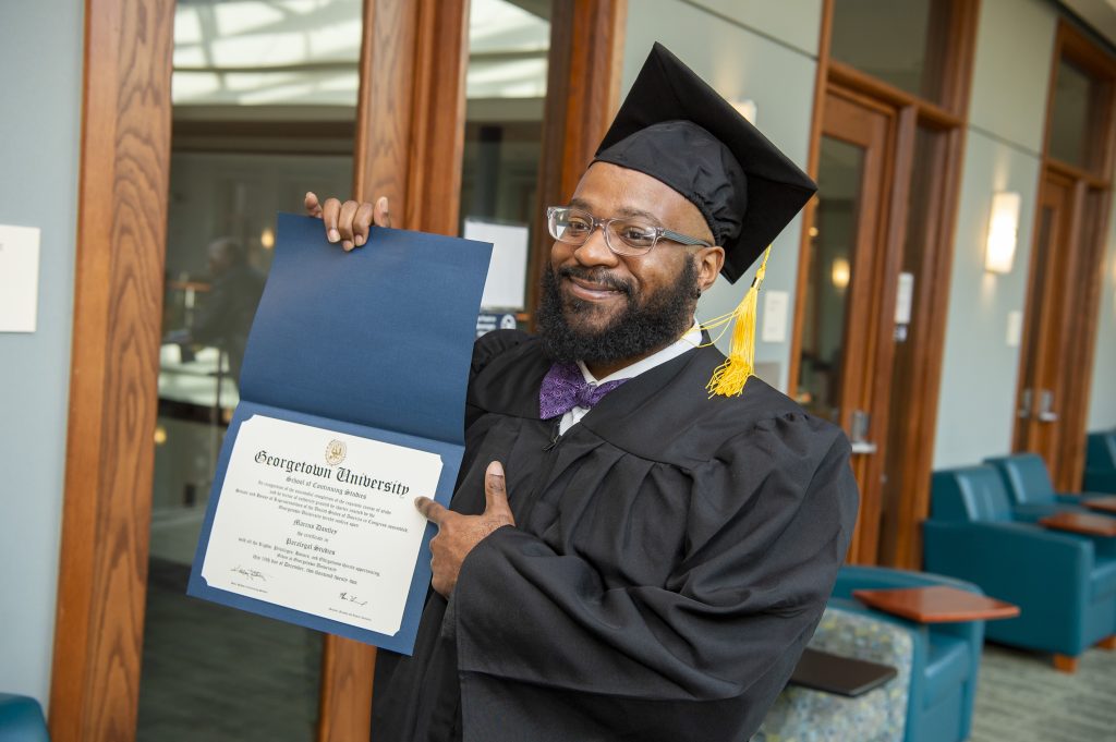 Paralegal Program Fellow with Georgetown University diploma