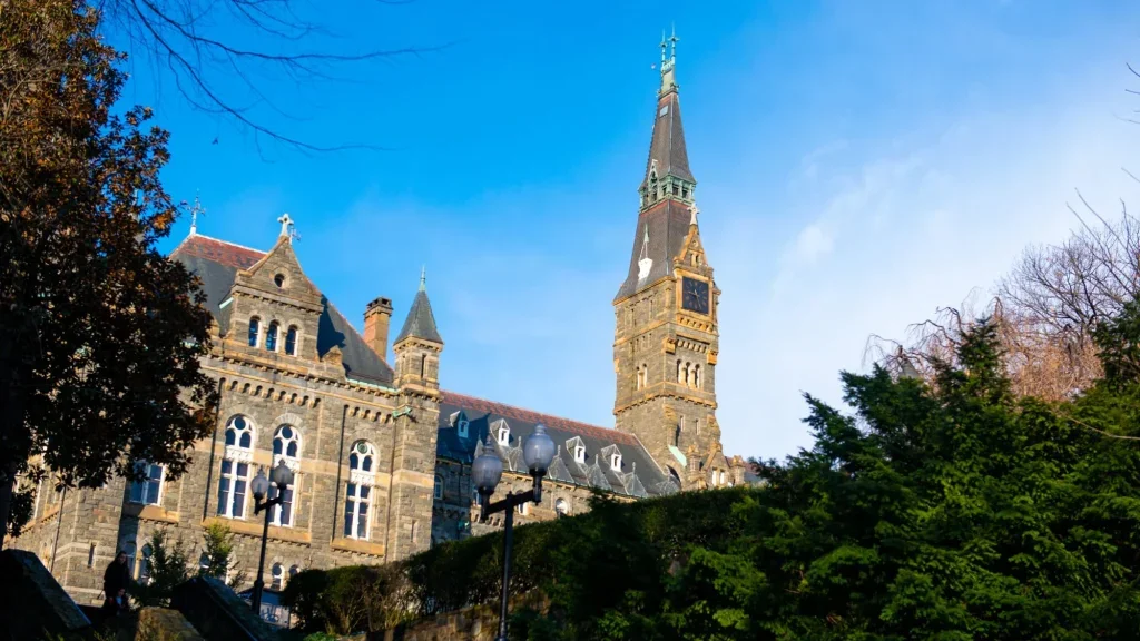 Healy Hall on Georgetown University's campus