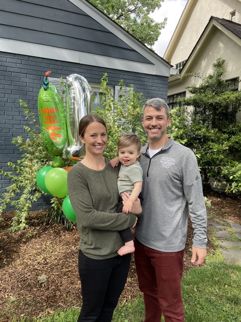 Rem Barnes (MPM'23) and his family