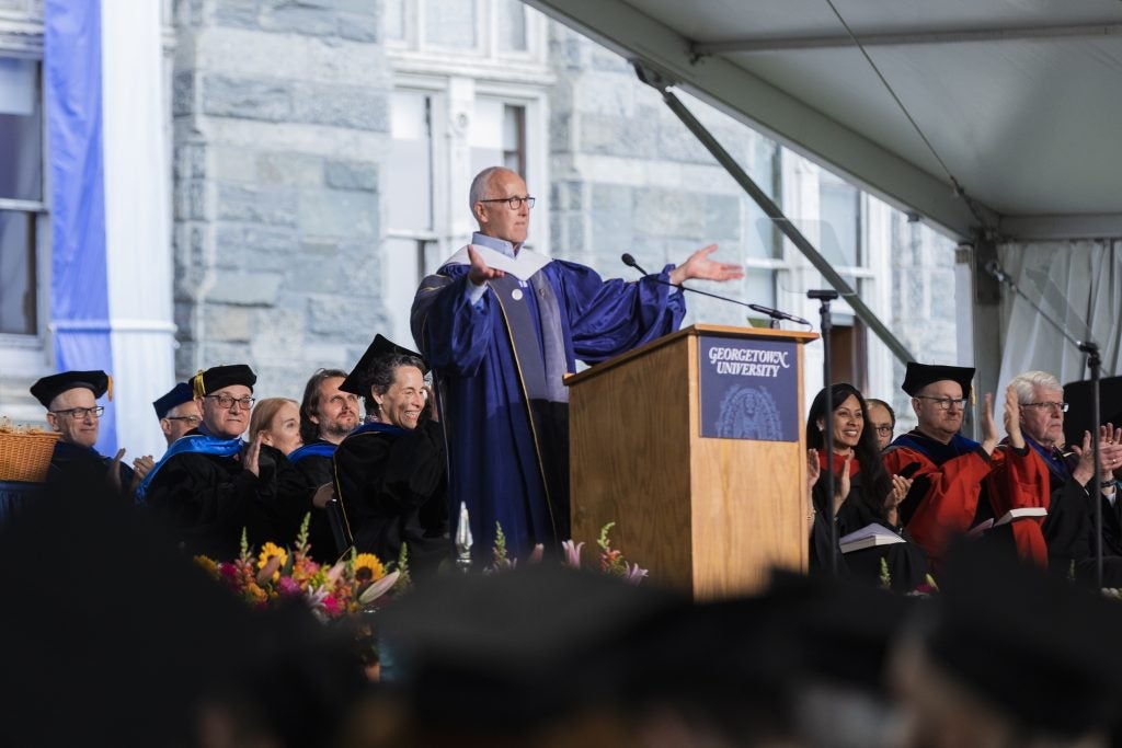 Frank McCourt Commencement