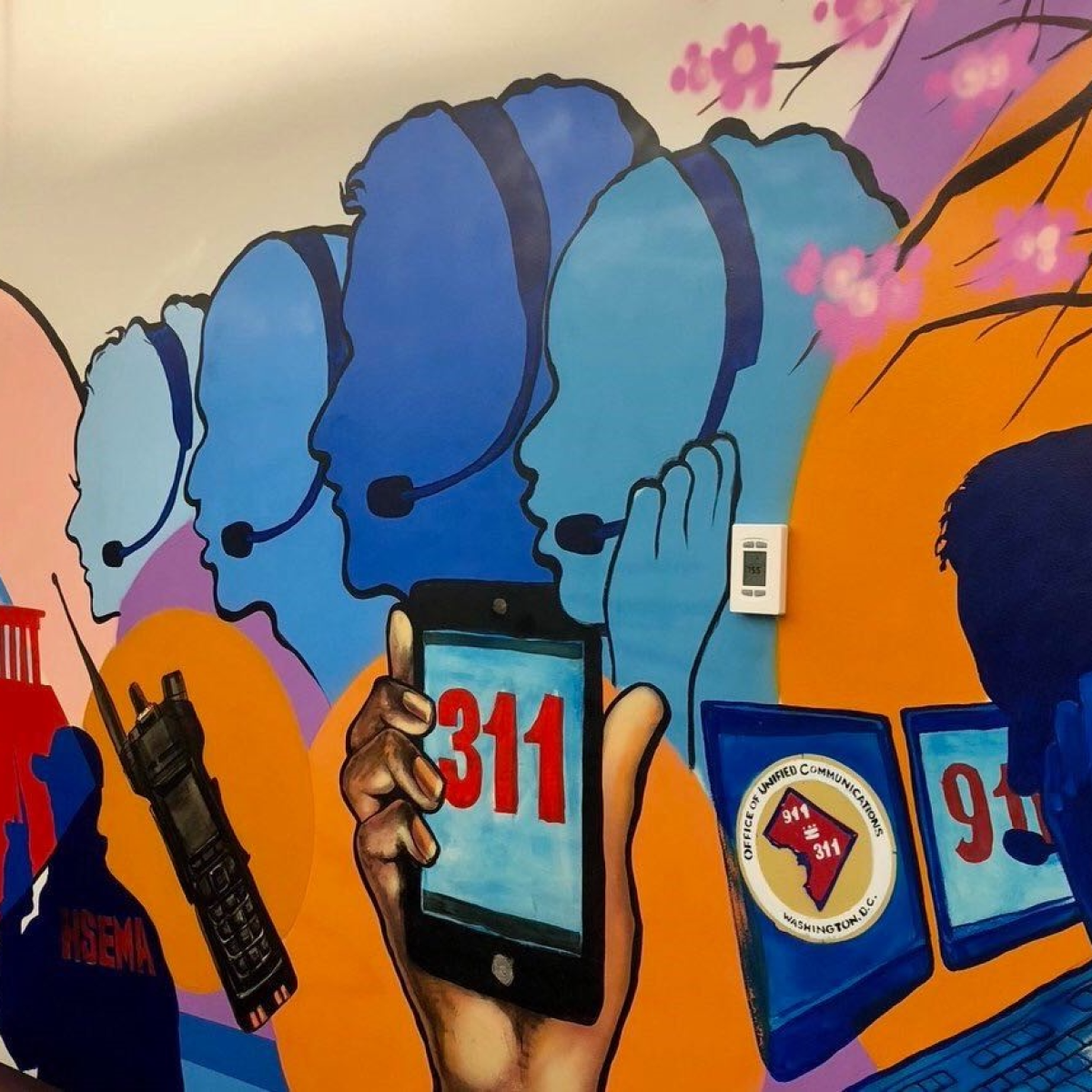 Mural at the OUC office