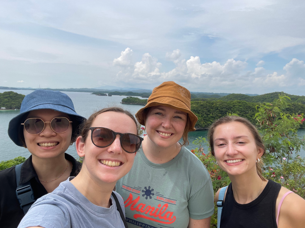 Hannah Reynolds (MIDP'25) (second from left) and friends traveled across the Philippines together.