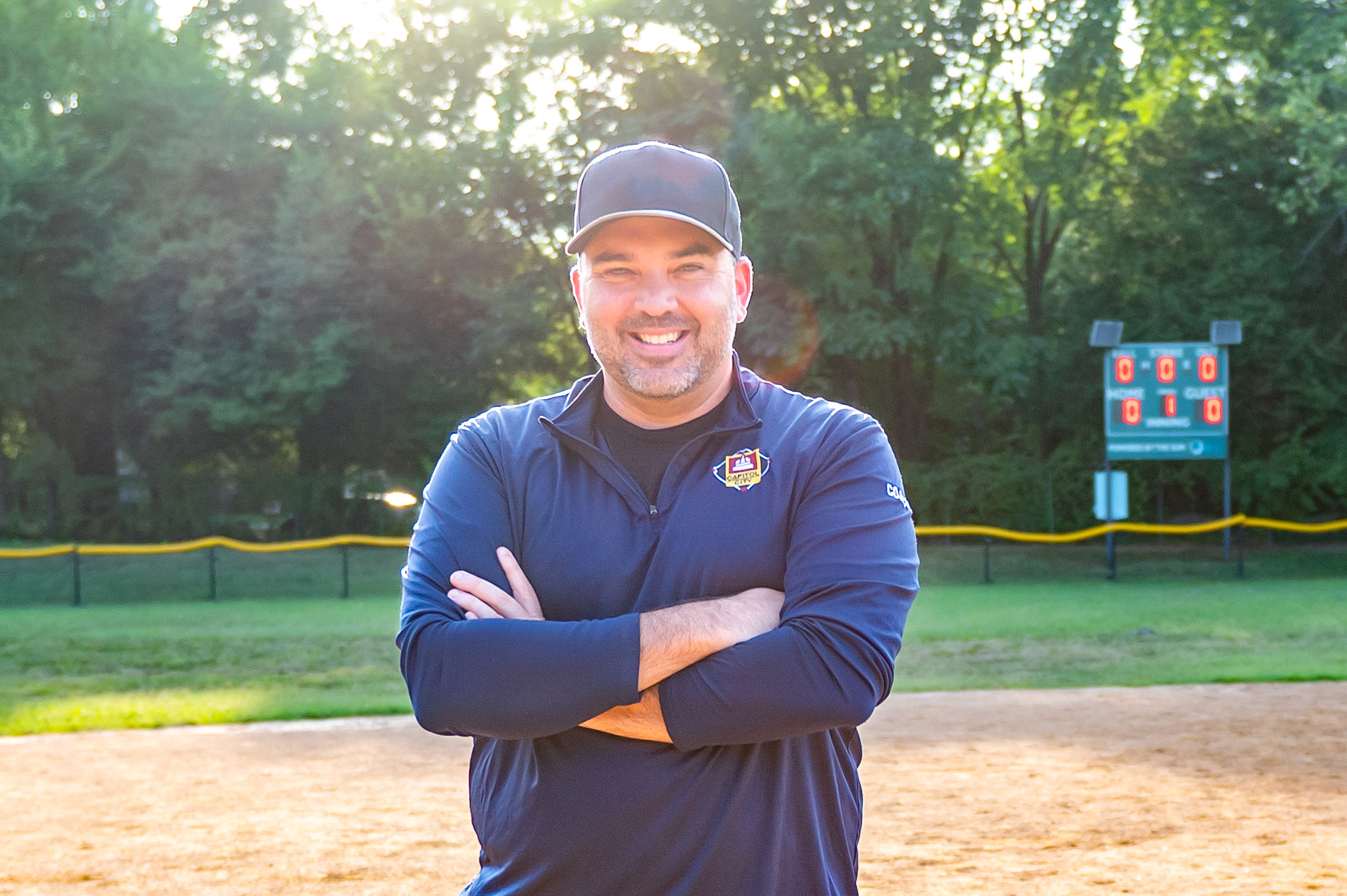 Little League Coach of the Year Michael Umpierre