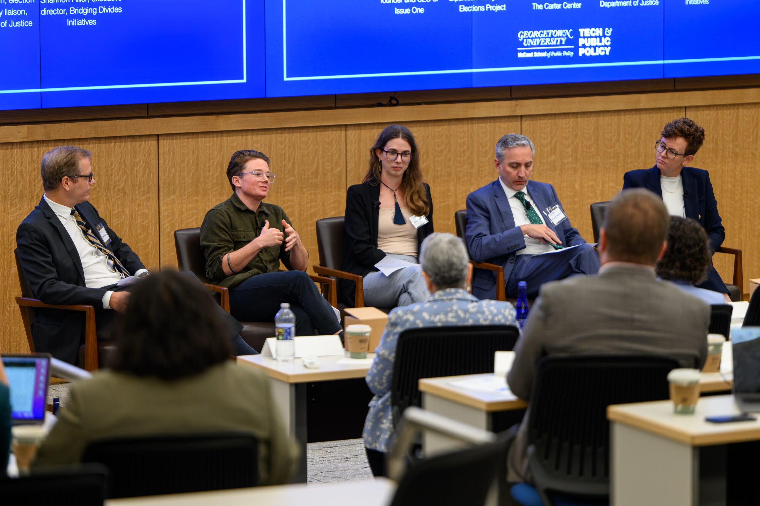 Safeguarding Democracy TPP event panelists.