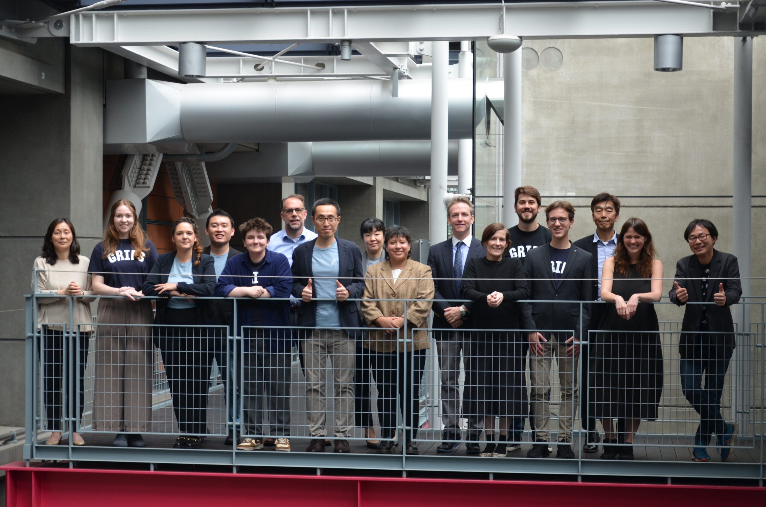 Tech & Public Policy Ideathon group photo with GRIPS University in Tokyo.