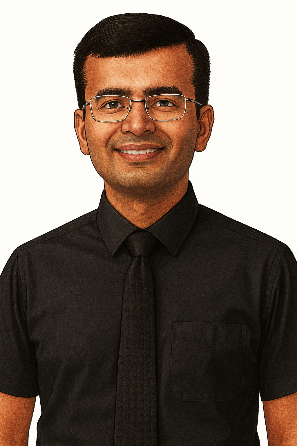 Stylized illustration of Divyanshu Jha