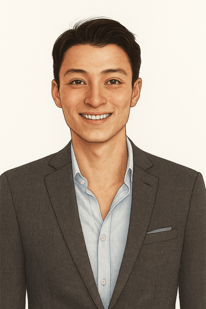 Stylized illustration of Paul Luu Van Lang