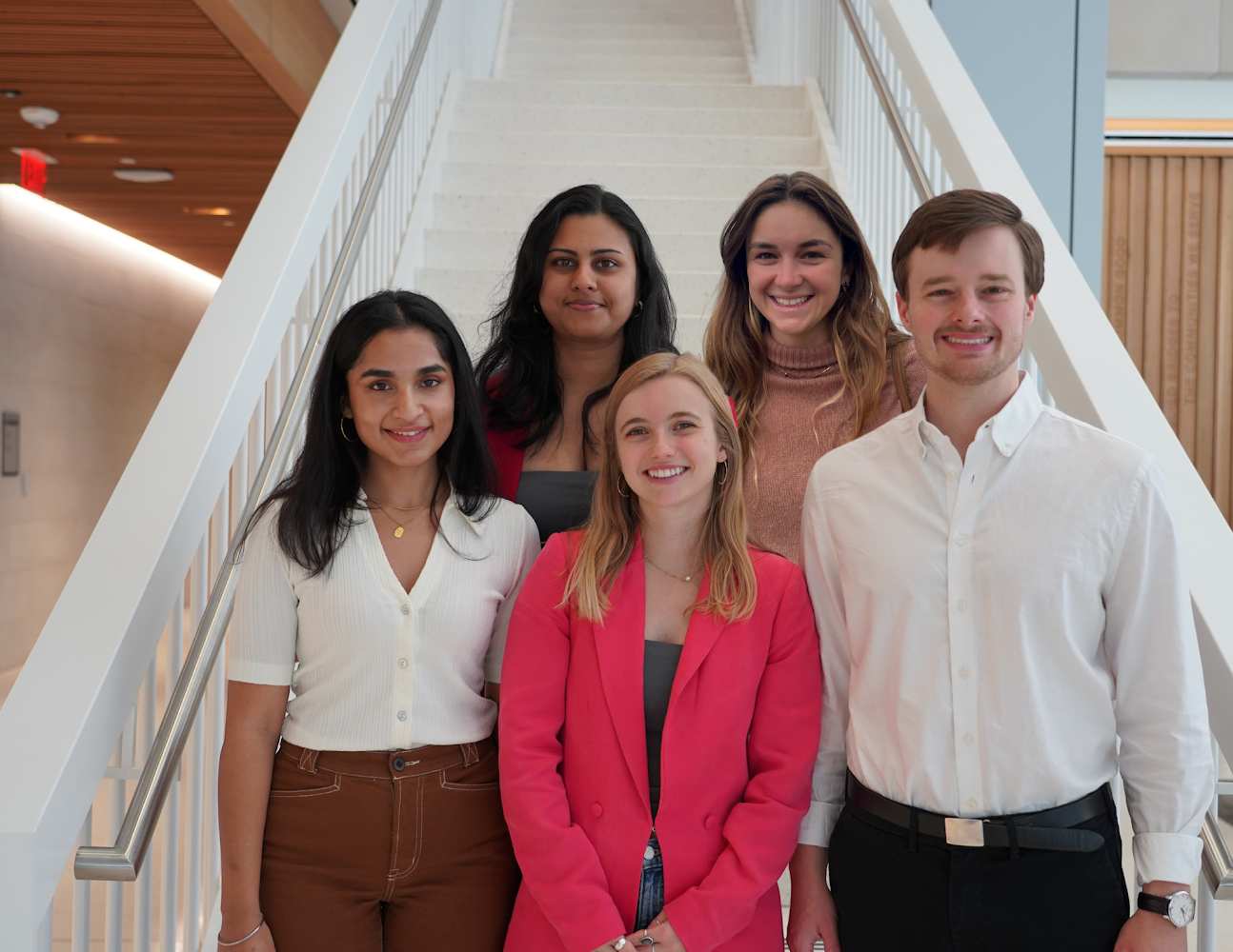 Georgetown Tech Policy Initiative student org board members pose for group photo
