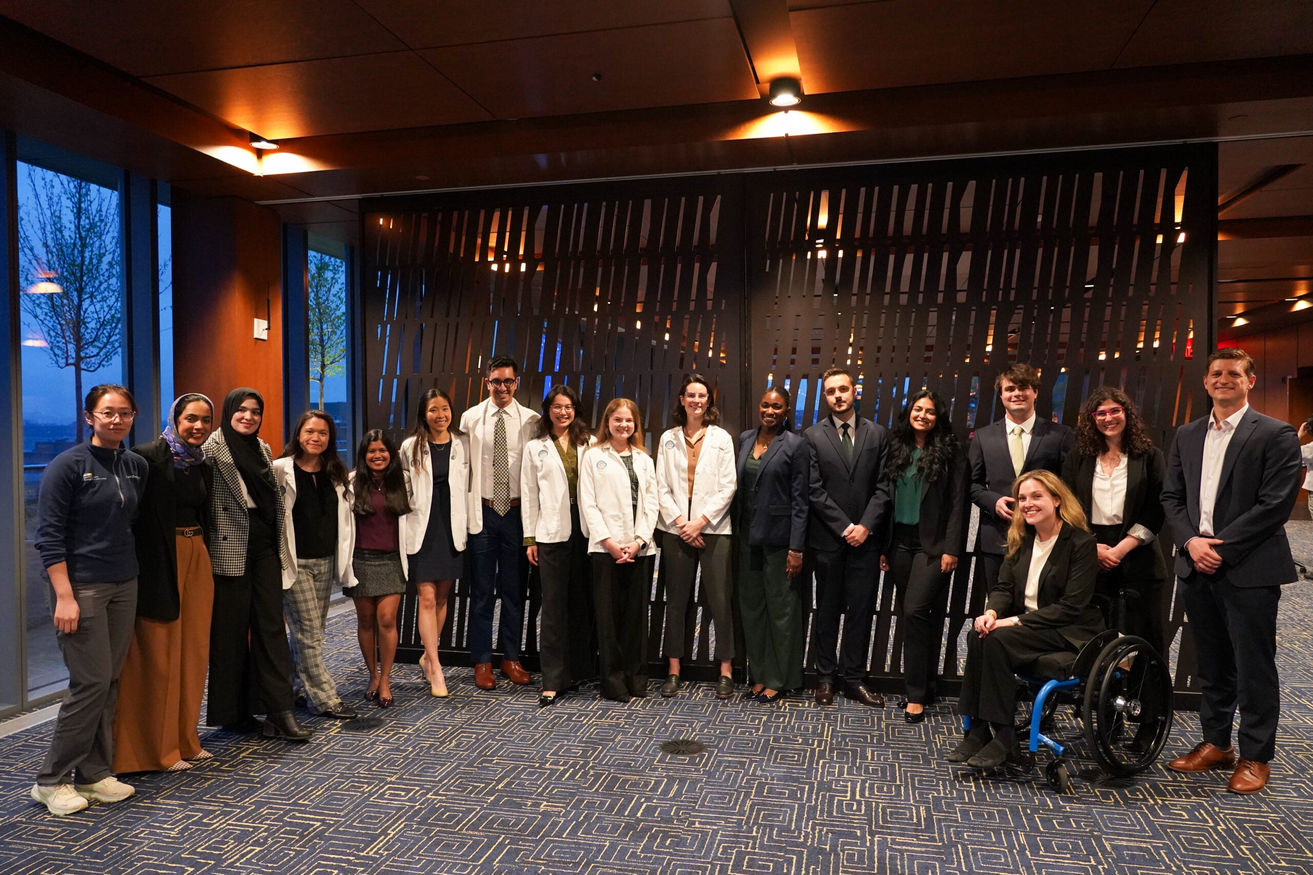 A large group of Public Policy Challenge participants