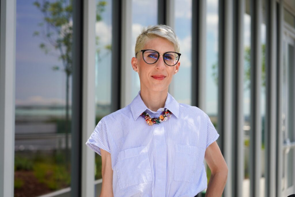 Professional headshot of Thessalia Merivaki