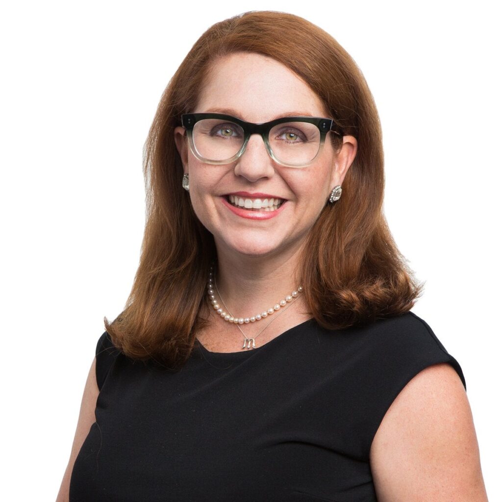 Meredith Hanley professional headshot against a white background