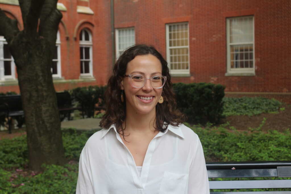Perrine Monnet professional headshot, taken outside