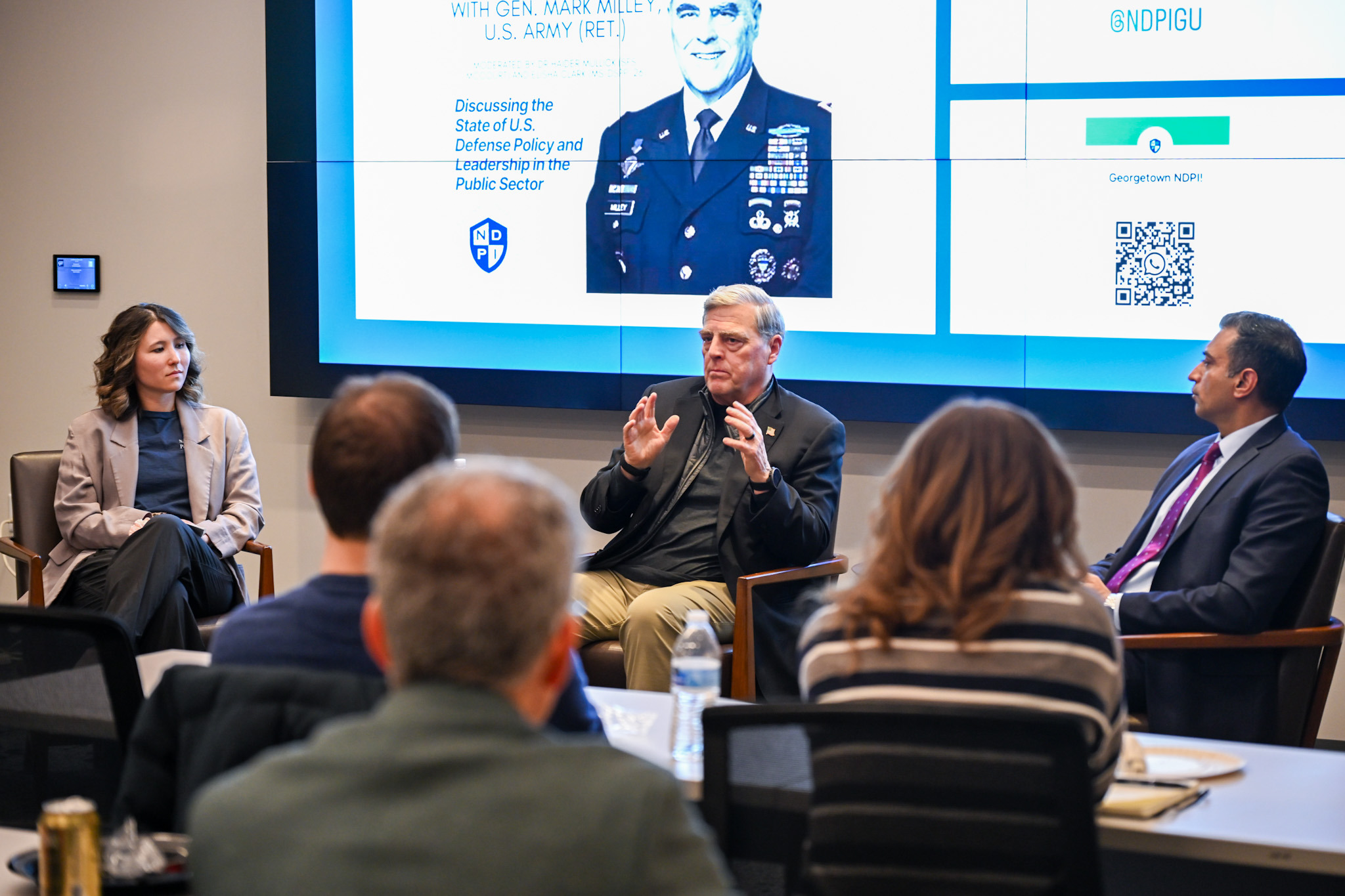 General Mark Milley Brings Defense Leadership Perspective to McCourt School