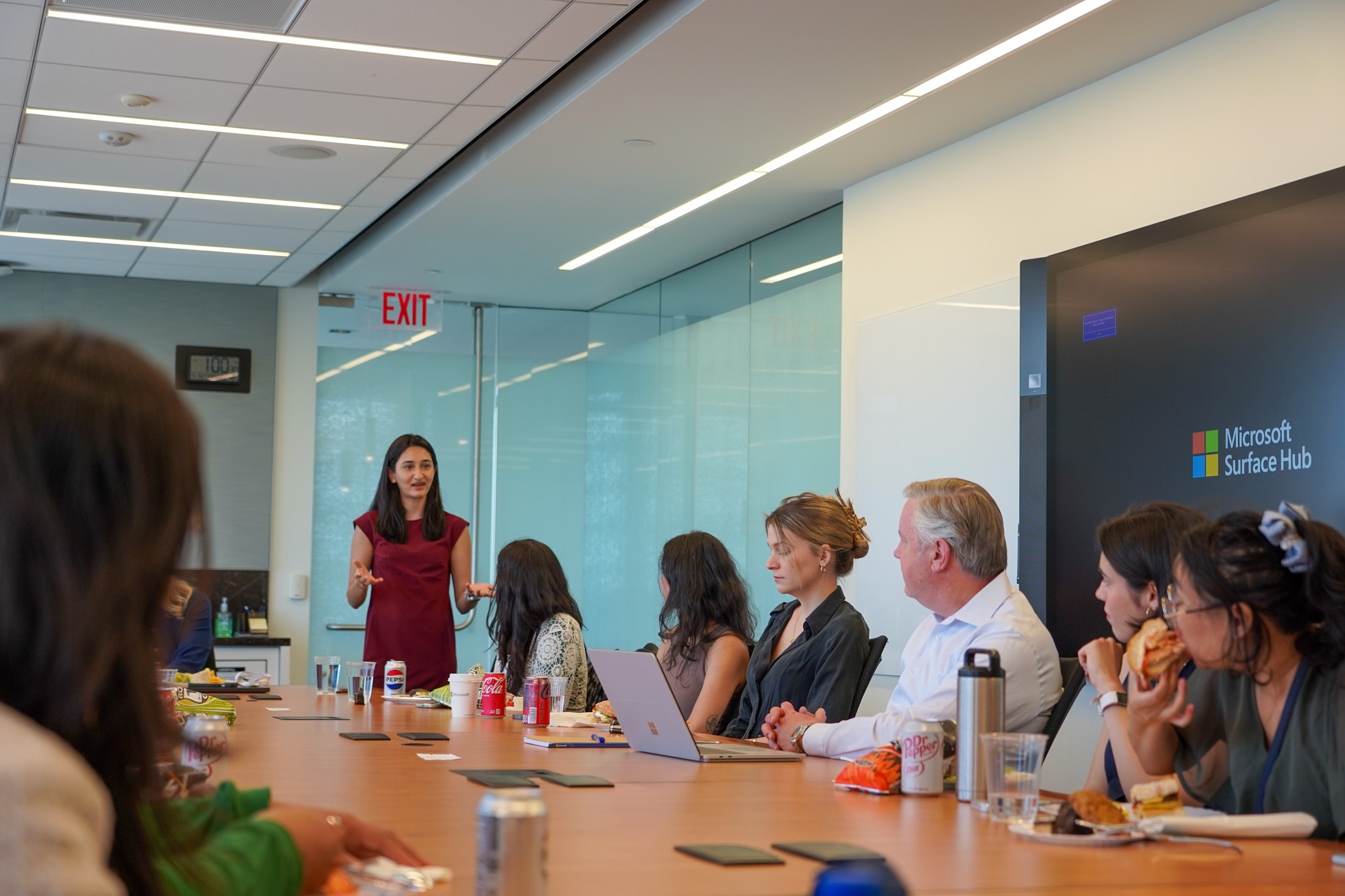 McCourt Students Engage With Tech Policy Leaders at Microsoft and Meta’s DC Offices