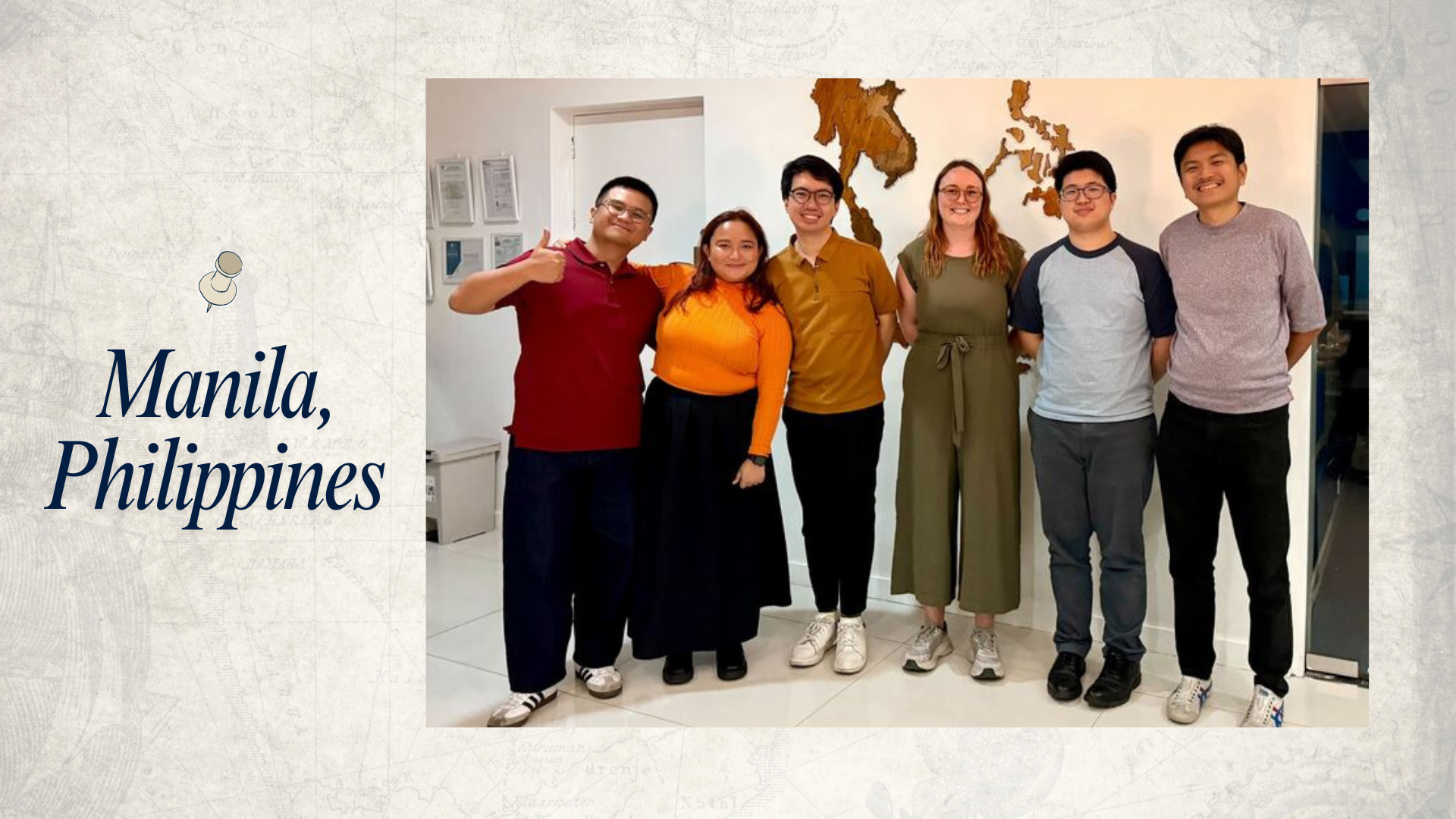 Alvis Yang (MIDP'26) with his team at IDInsight in Manila, Philippines