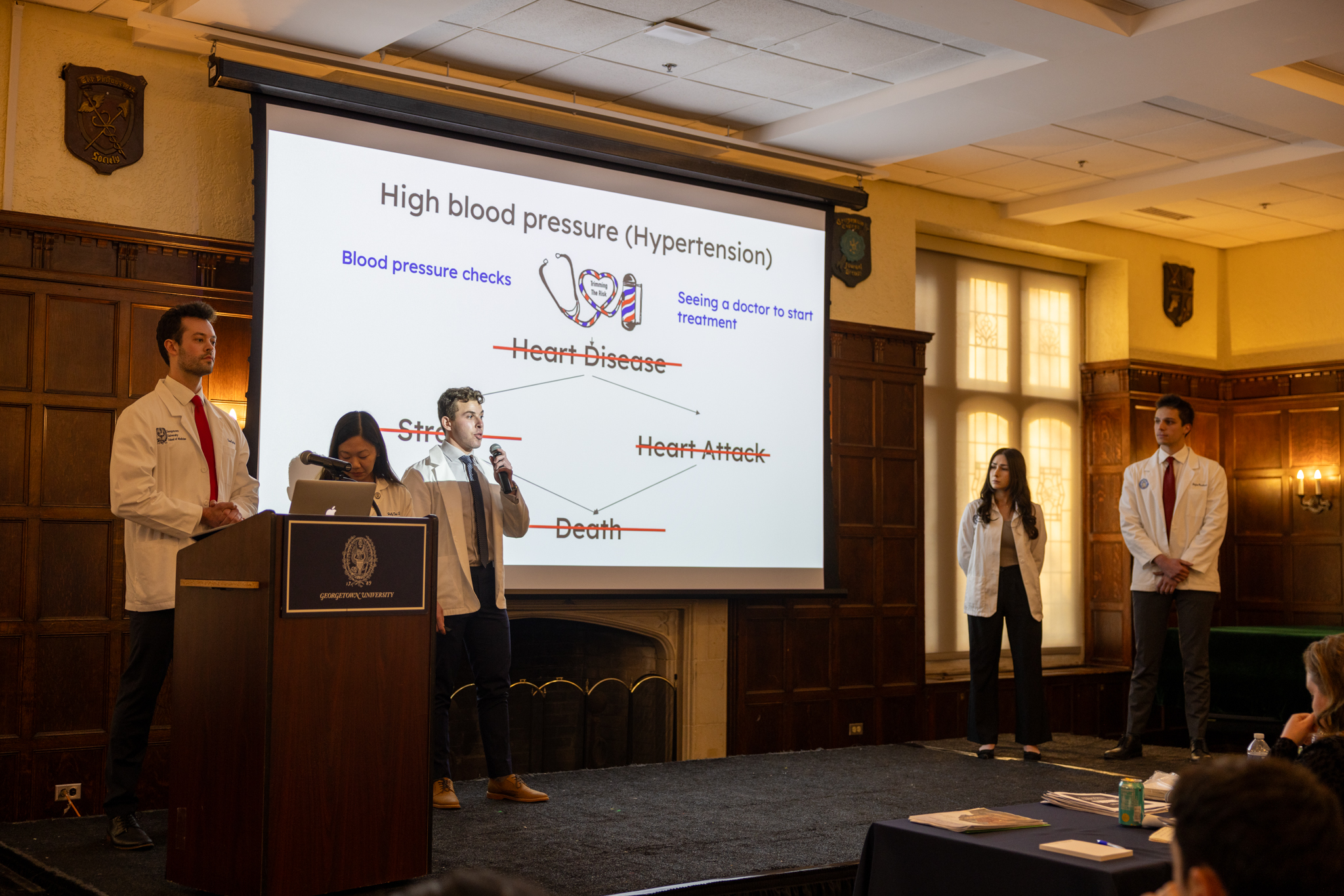 School of Medicine team presents during 2024 Public Policy Challenge