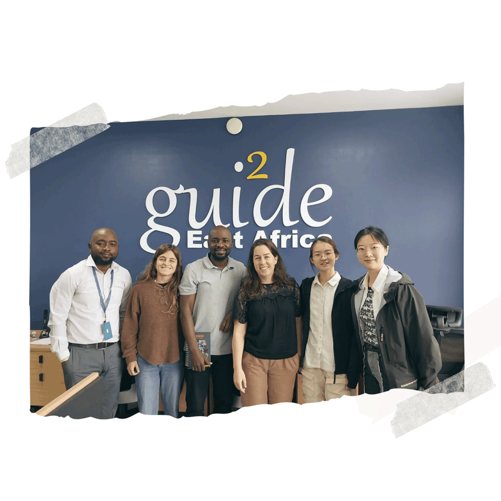 Tianyu Bai (MIDP'25) with gui2de East Africa staff