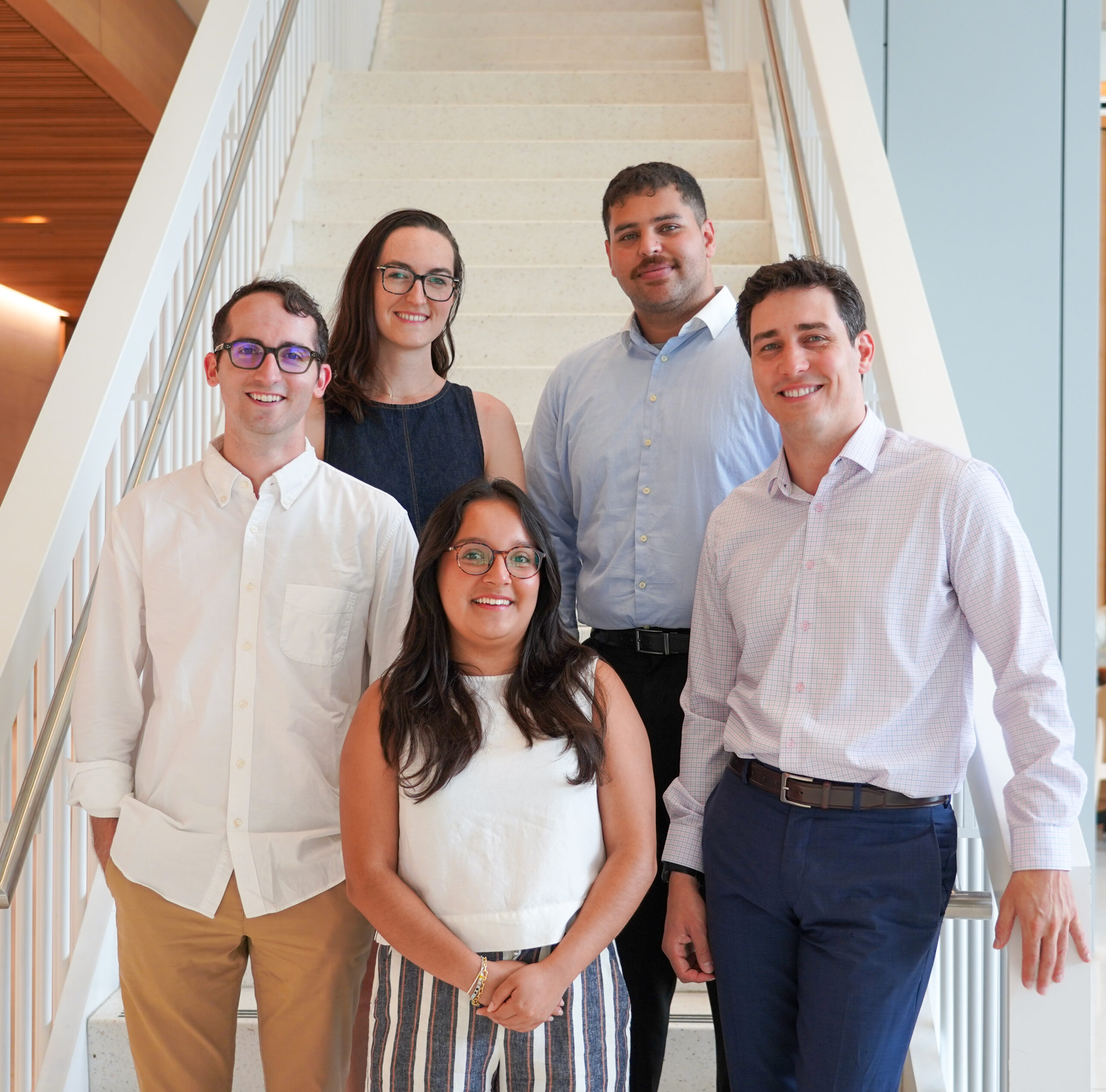 Group of TPP Scholars on McCourt staircase