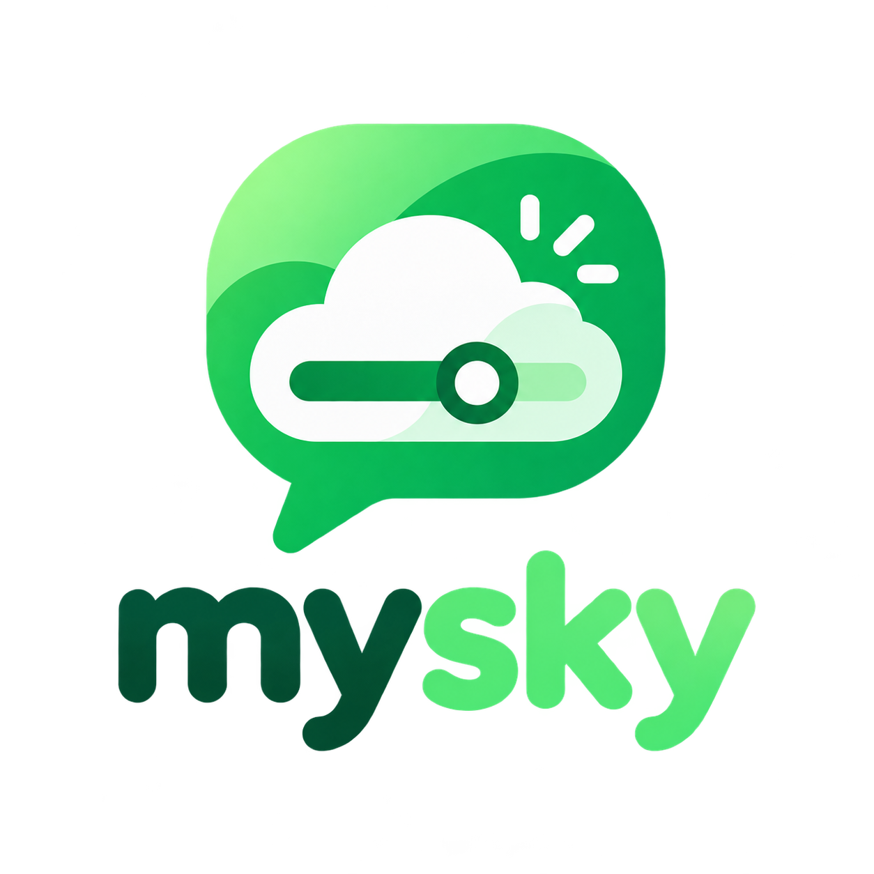 Graphic logo for MySky Social project